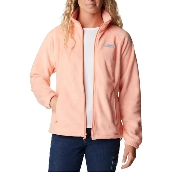 Columbia Women's Benton Springs Fleece Jacket Coral Reef NWT - Picture 1 of 5